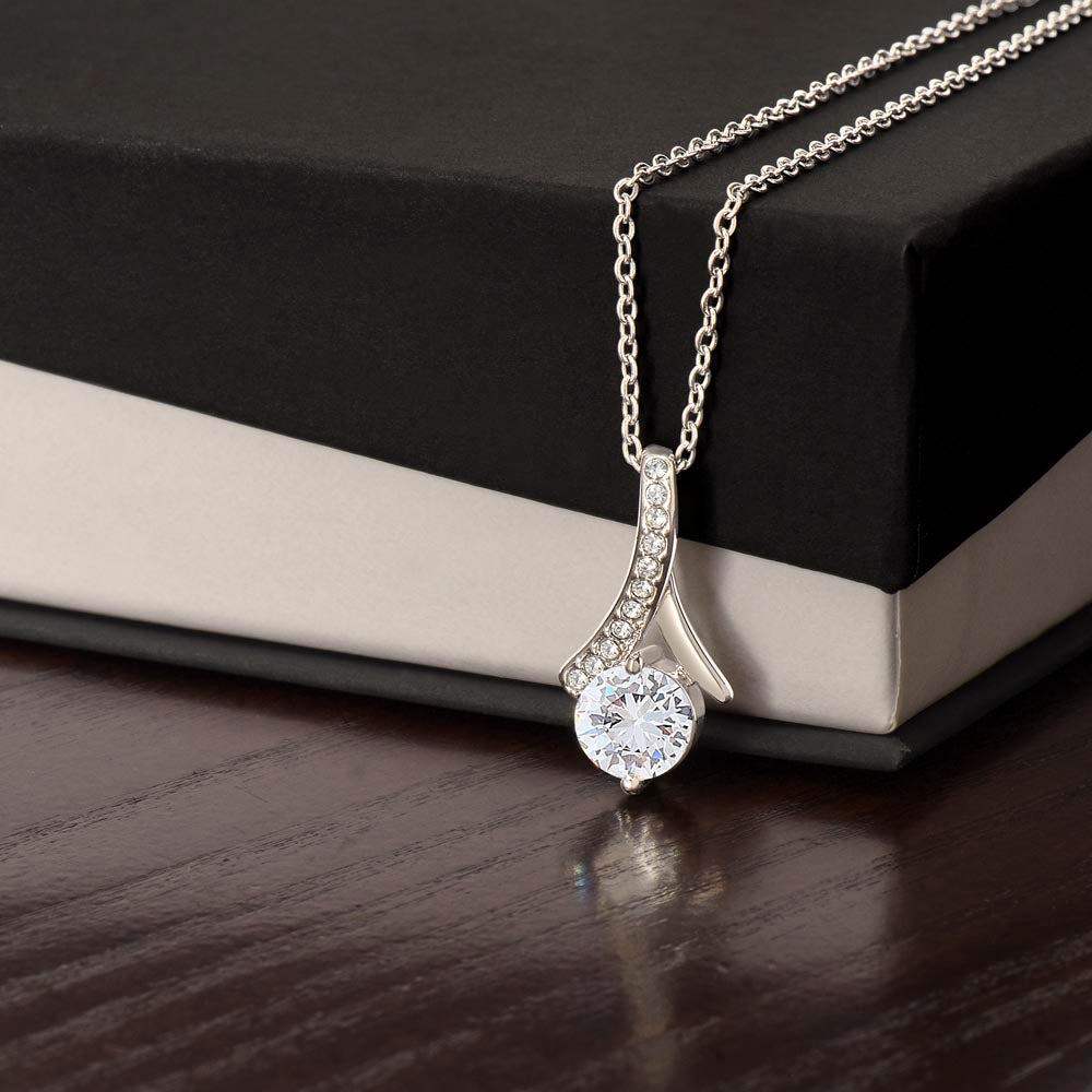 Alluring Beauty Ribbon Necklace | Elegant Gift for Her