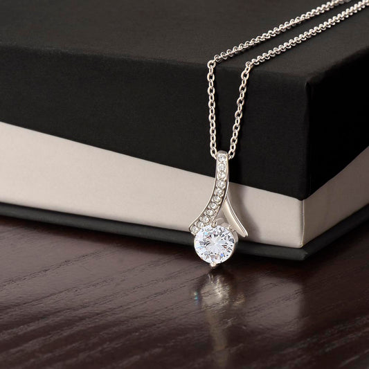 Alluring Beauty Ribbon Necklace | Elegant Gift for Her