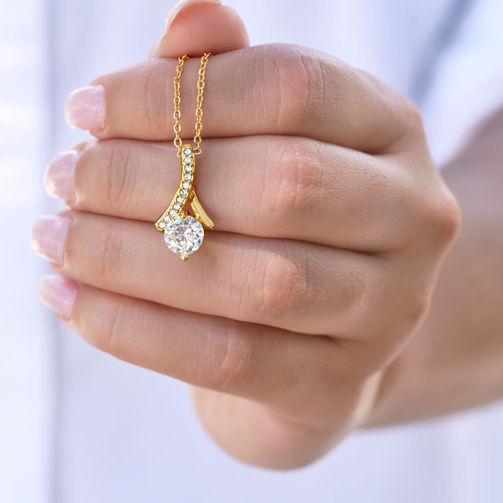 Alluring Beauty Ribbon Necklace | Elegant Gift for Her