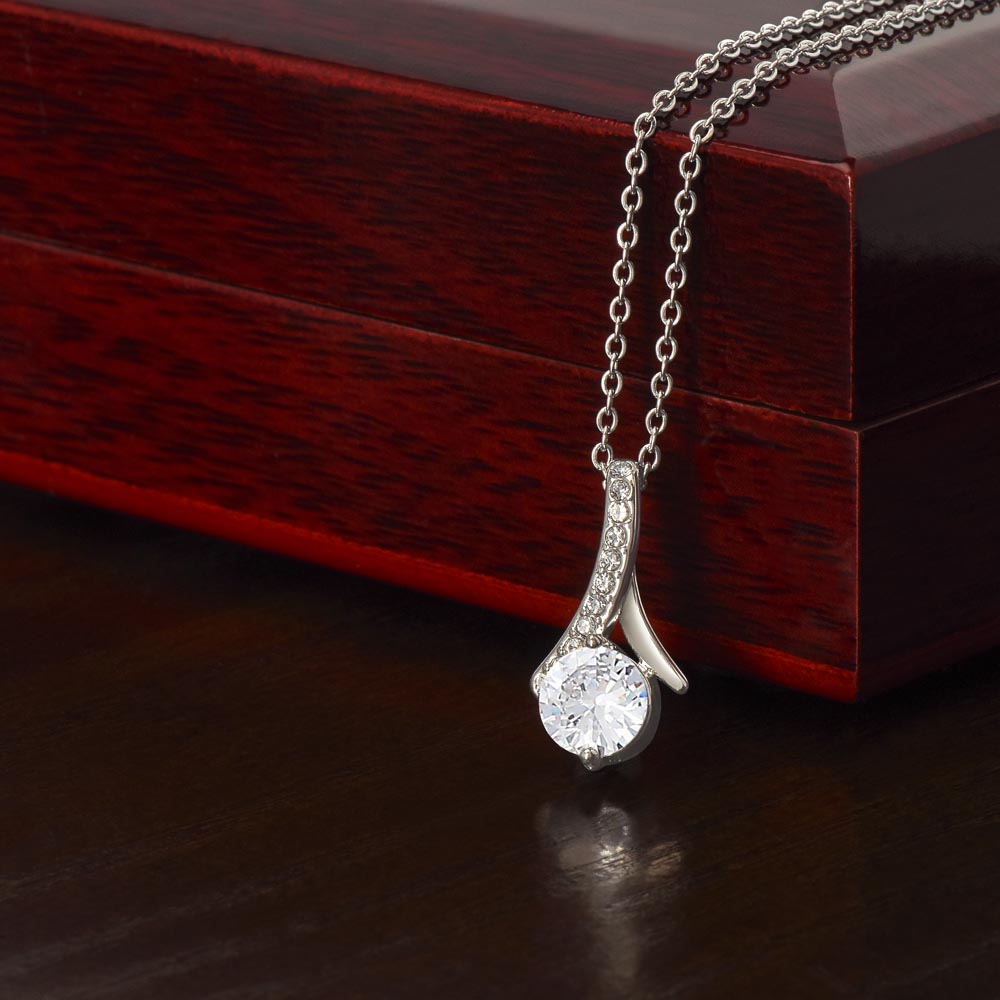 Alluring Beauty Ribbon Necklace | Elegant Gift for Her