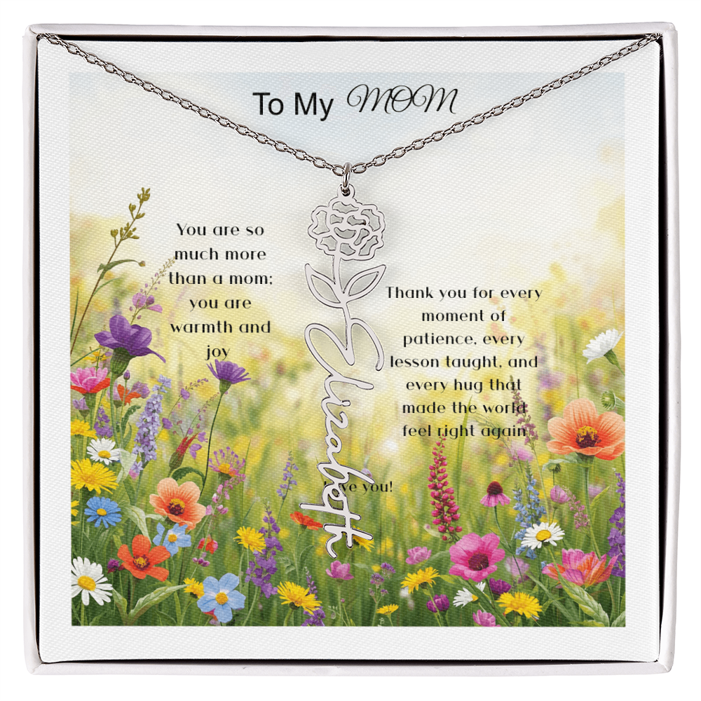 Custom Name Necklace – A Gift She Will Wear Every Day
