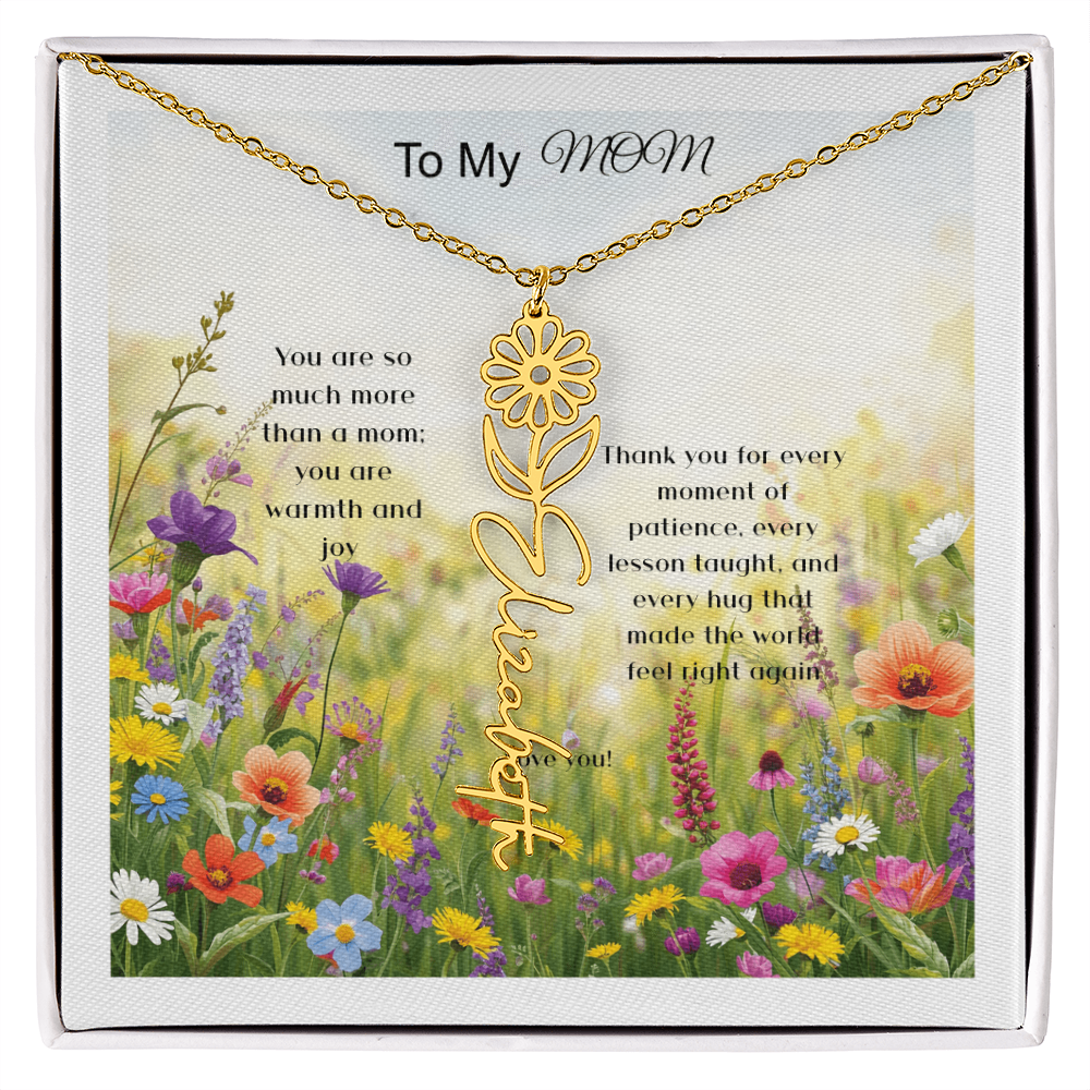 Custom Name Necklace – A Gift She Will Wear Every Day