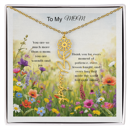 Custom Name Necklace – A Gift She Will Wear Every Day