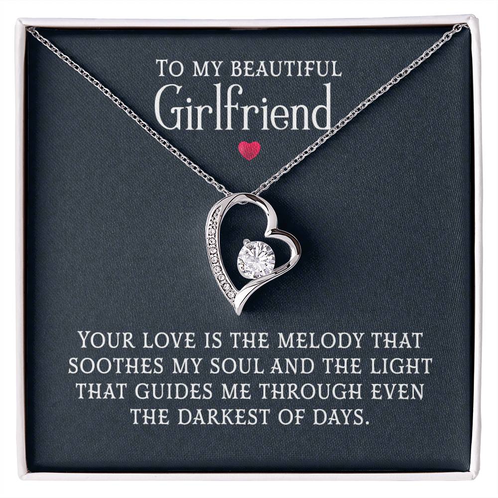To My Beautiful Girlfriend – Forever Love Necklace | A Gift She Will Always Remember