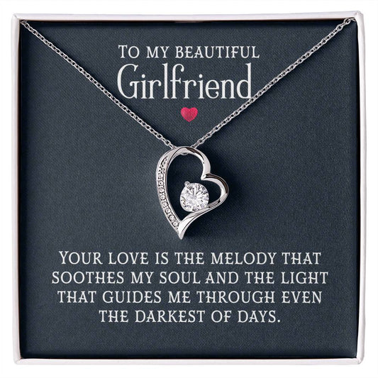 To My Beautiful Girlfriend – Forever Love Necklace | A Gift She Will Always Remember
