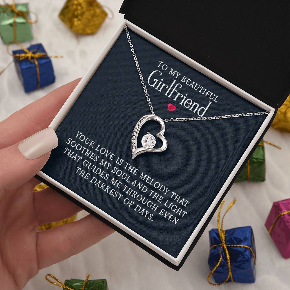 To My Beautiful Girlfriend – Forever Love Necklace | A Gift She Will Always Remember