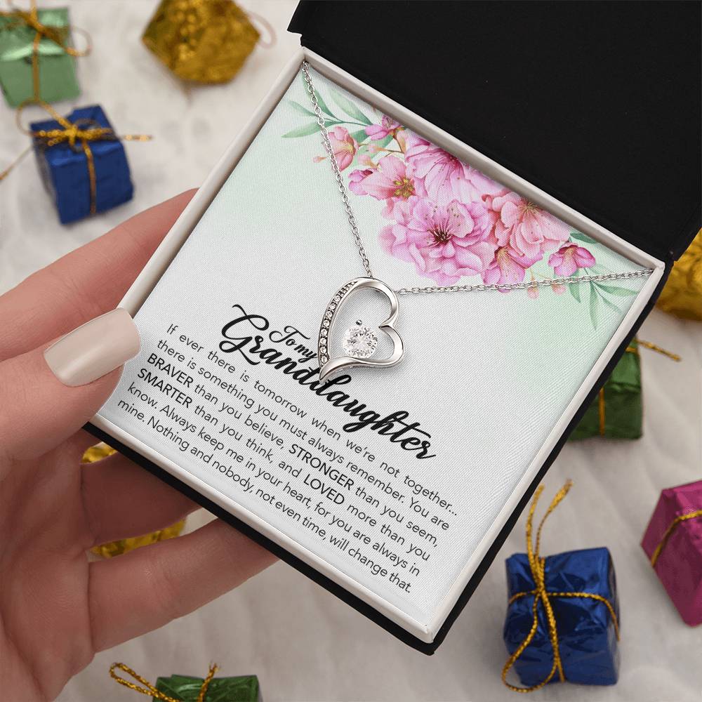 To My Brave Granddaughter – Forever Love Necklace | A Gift of Strength and Love