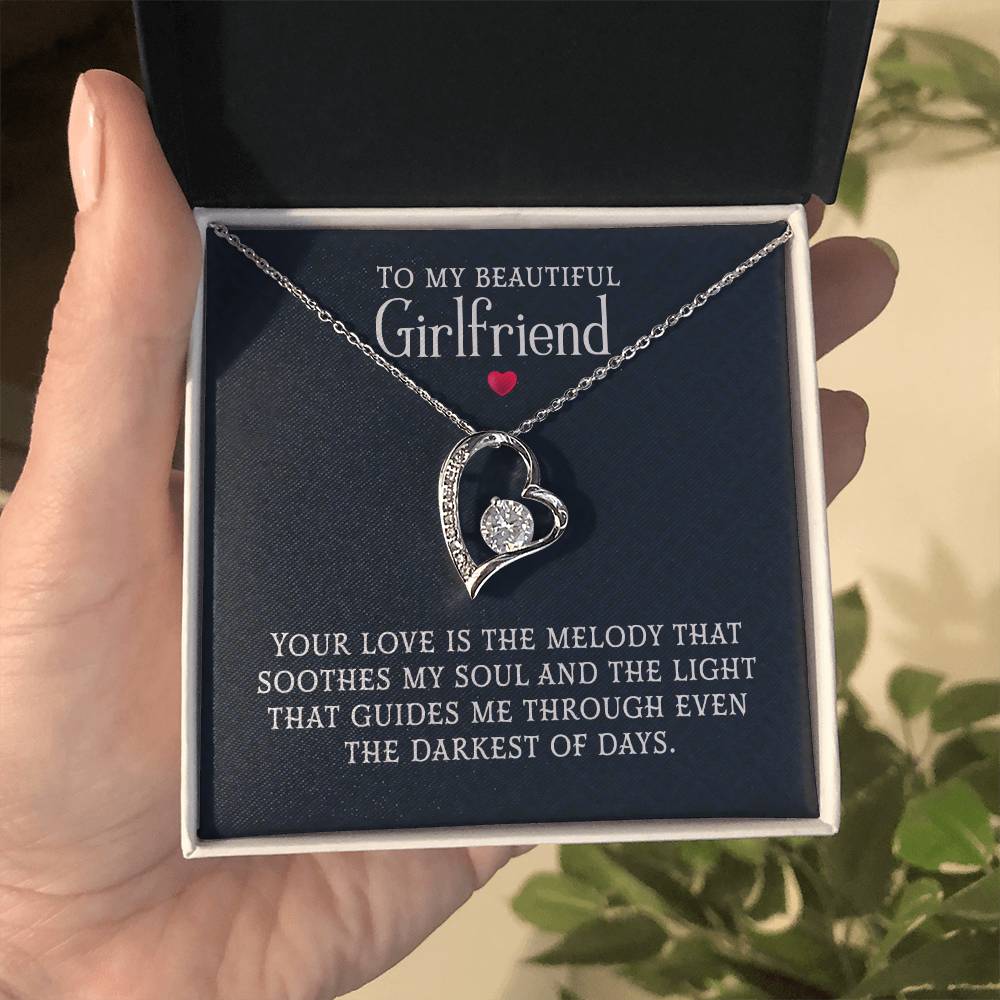 To My Beautiful Girlfriend – Forever Love Necklace | A Gift She Will Always Remember