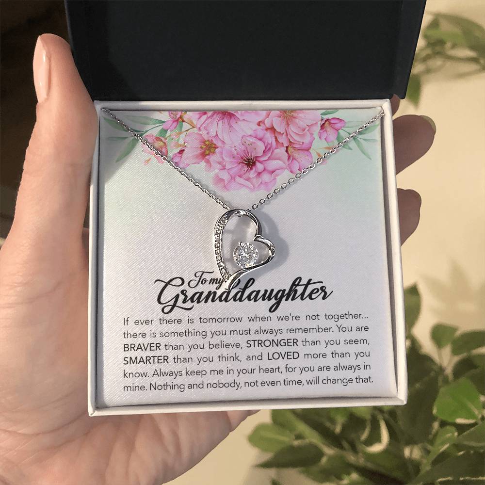 To My Brave Granddaughter – Forever Love Necklace | A Gift of Strength and Love