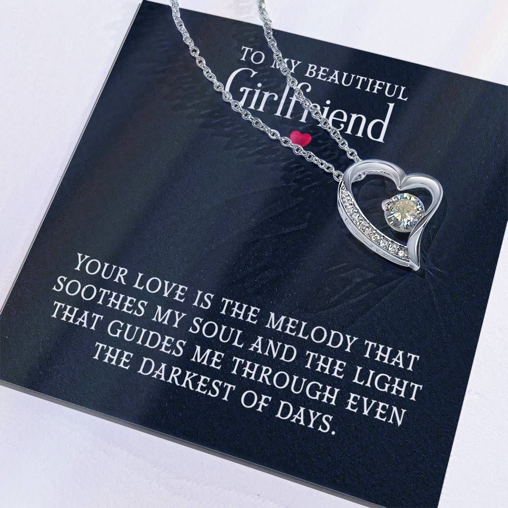 To My Beautiful Girlfriend – Forever Love Necklace | A Gift She Will Always Remember