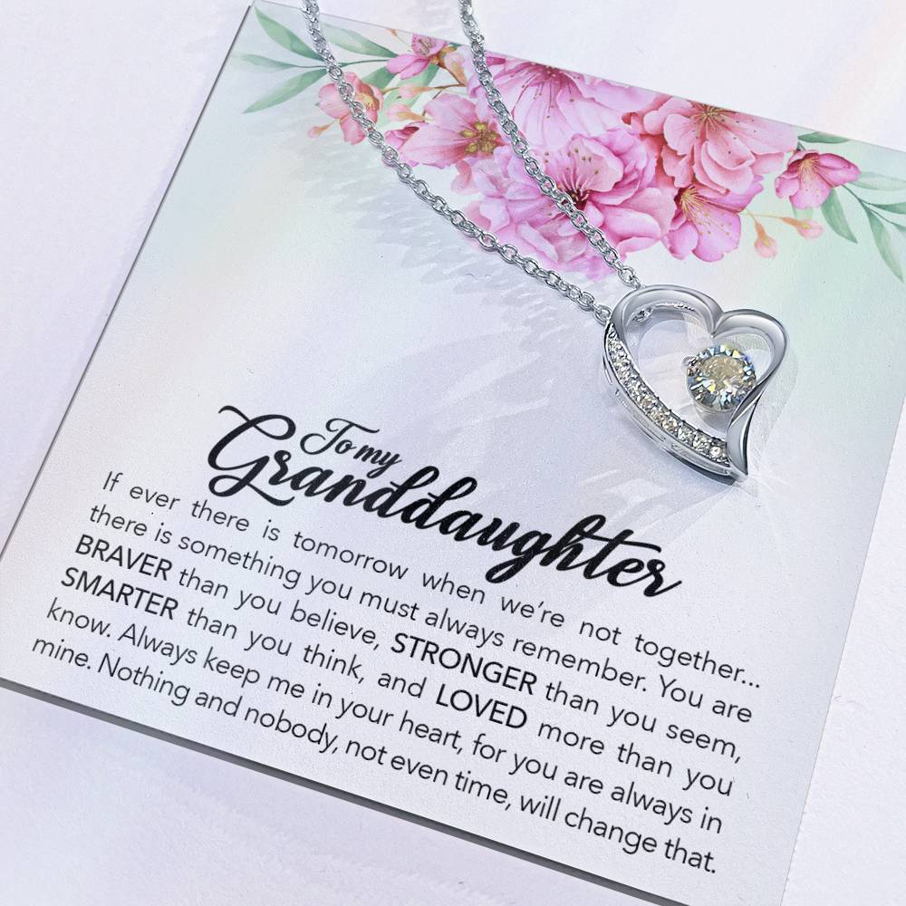 To My Brave Granddaughter – Forever Love Necklace | A Gift of Strength and Love