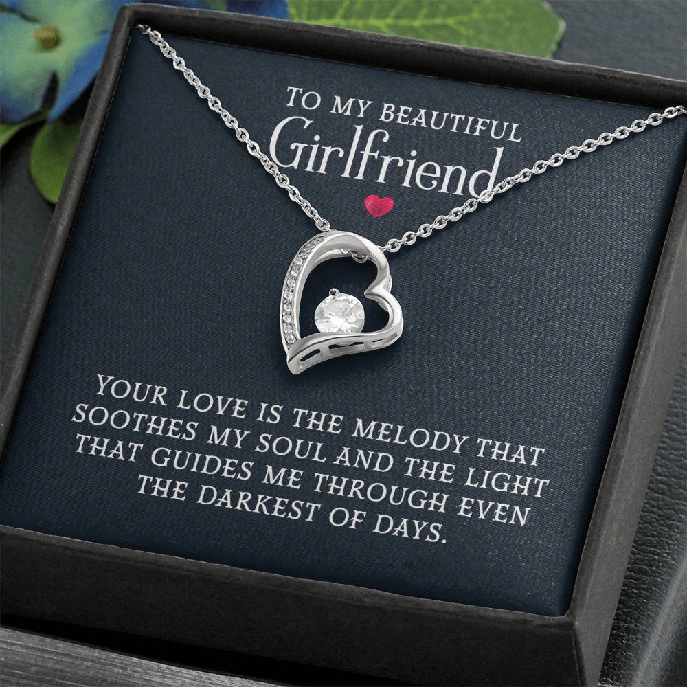 To My Beautiful Girlfriend – Forever Love Necklace | A Gift She Will Always Remember