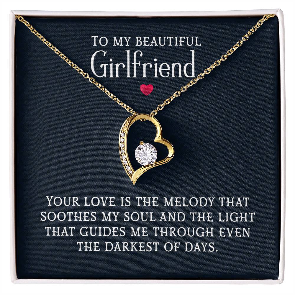 To My Beautiful Girlfriend – Forever Love Necklace | A Gift She Will Always Remember