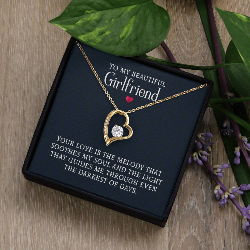 To My Beautiful Girlfriend – Forever Love Necklace | A Gift She Will Always Remember