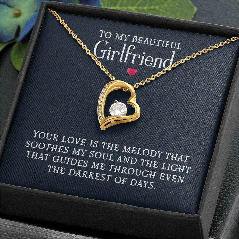 To My Beautiful Girlfriend – Forever Love Necklace | A Gift She Will Always Remember