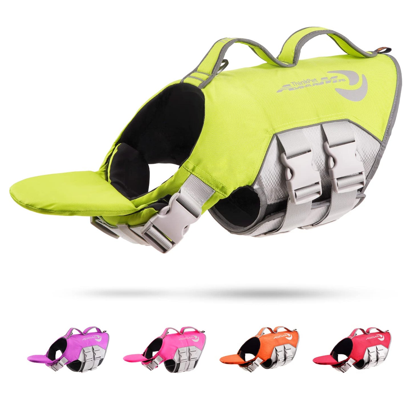 Dog Life Jacket with Handle | High Buoyancy Swim Vest for Large Dogs