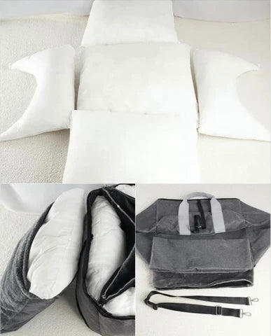 Pet Travel Bed for Car | Comfortable & Non-Slip Dog Car Seat Bed