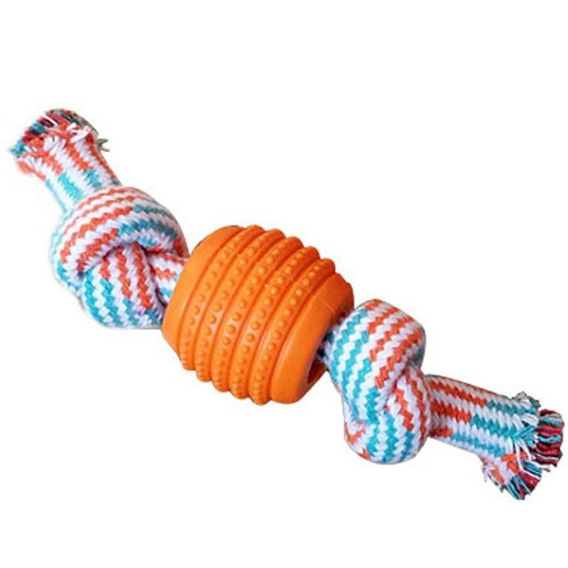 Interactive Rope Dog Toy | Durable Chew Toy for Play and Teething